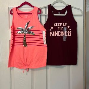 Set of 2 girls tank tops